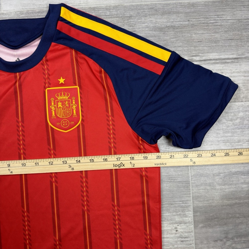 Adidas Spain 2026 World Cup National Team Men's Medium Vivid Red Jersey JN4390 - Picture 7 of 11